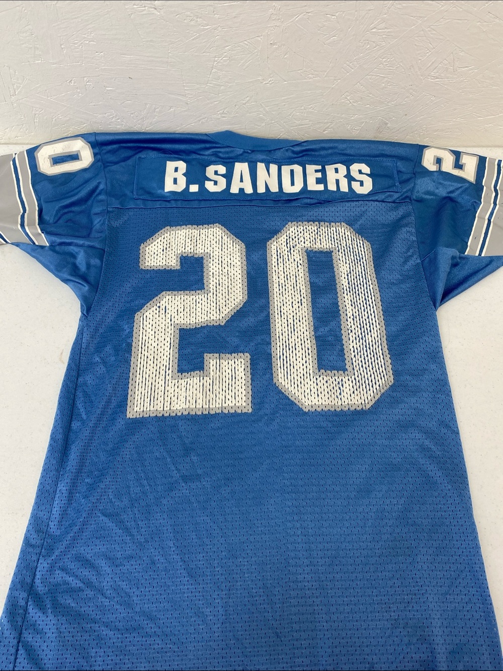 Wilson Blue B. Sanders #20 Men’s Jersey